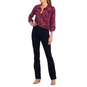 Calvin Klein Black Bootcut Denim Jeans Size 14W